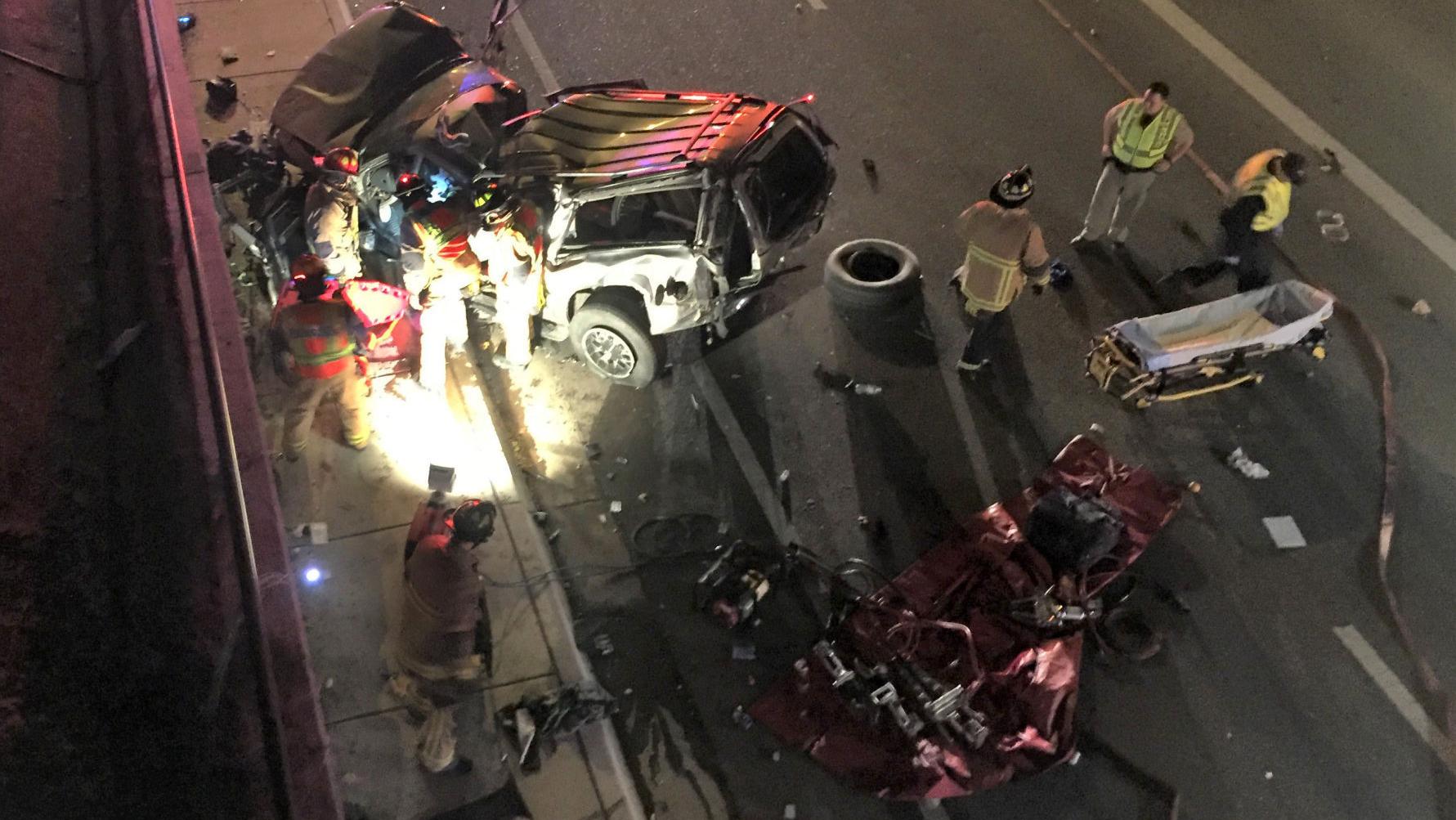 SUV drops from I-19 overpass in 'major' crash south of Tucson